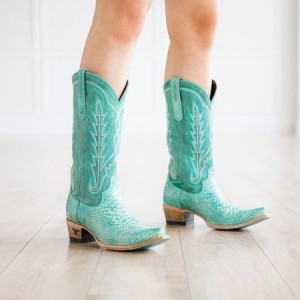 Lane Lexi Rogue Women's Boots Tempting Turquoise | 05814-MAFD