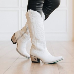 Lane Smokeshow Women's Boots Matte White | 15248-ZHSJ