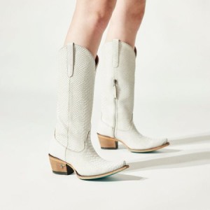 Lane Smokeshow Women's Boots Rattle White | 68753-TBFN