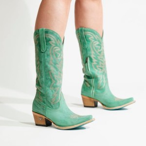 Lane Smokeshow Women's Boots Taos Turquoise | 34802-QSAK