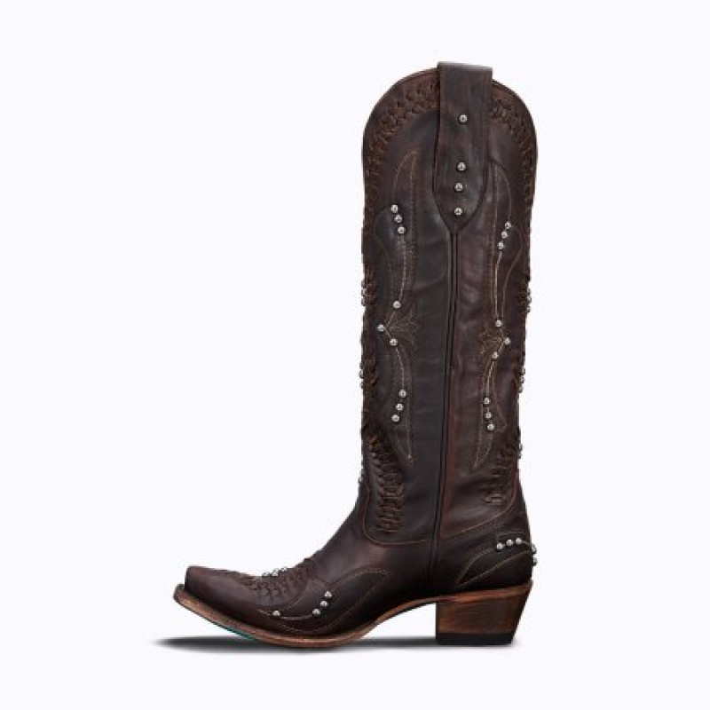 Lane Cossette Women's Boots Cognac | 80725-EUYG