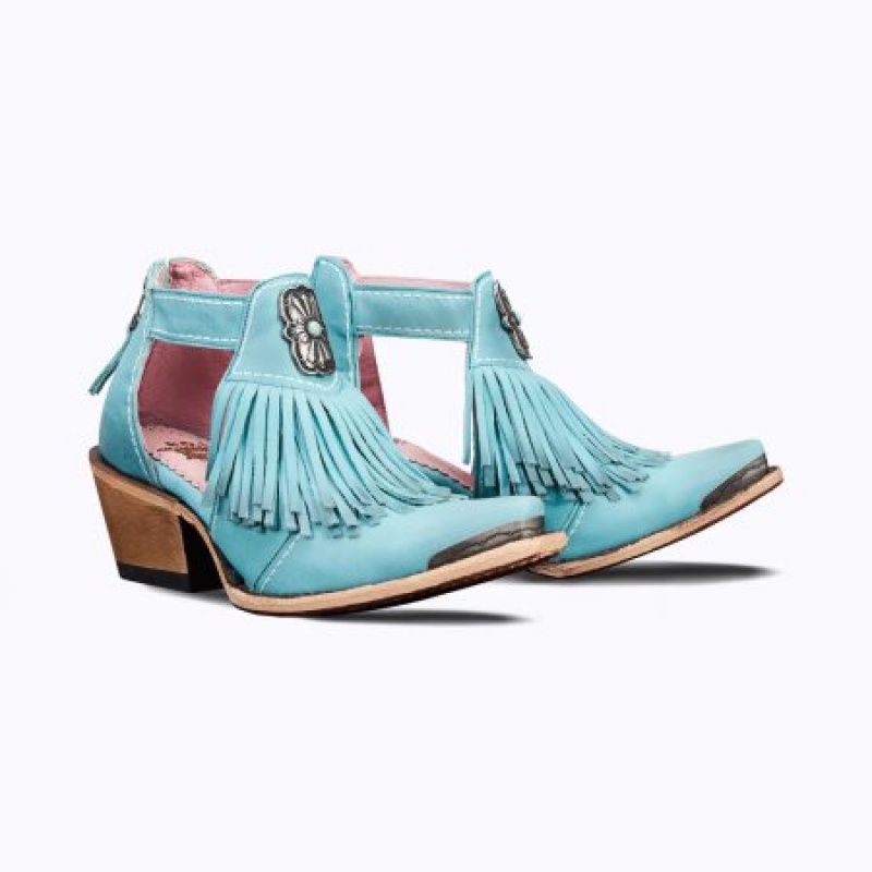 Lane Kiss Me at Midnight Women's Sandals Turquoise Blaze | 80567-ERQJ