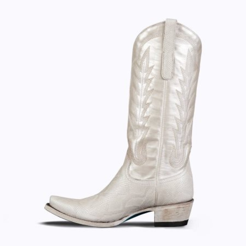 Lane Lexi Rogue Women's Boots Pearl Python | 74328-DINF