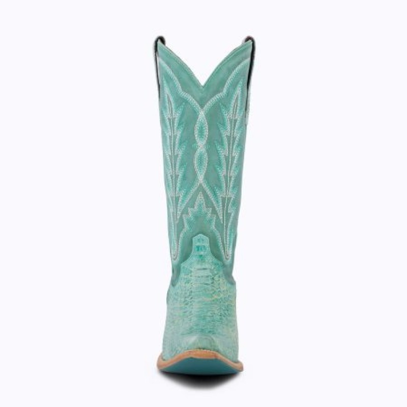 Lane Lexi Rogue Women's Boots Tempting Turquoise | 05814-MAFD