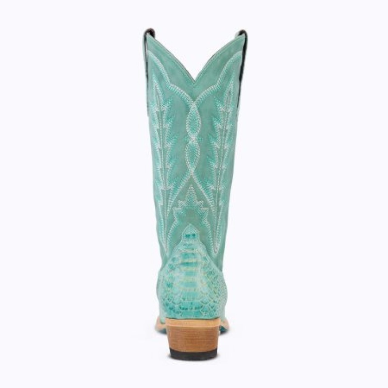 Lane Lexi Rogue Women's Boots Tempting Turquoise | 05814-MAFD