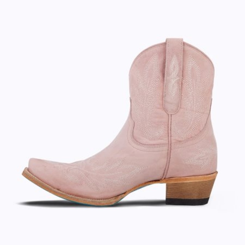 Lane Lexington Bootie Women's Booties Blush | 67129-NTHF