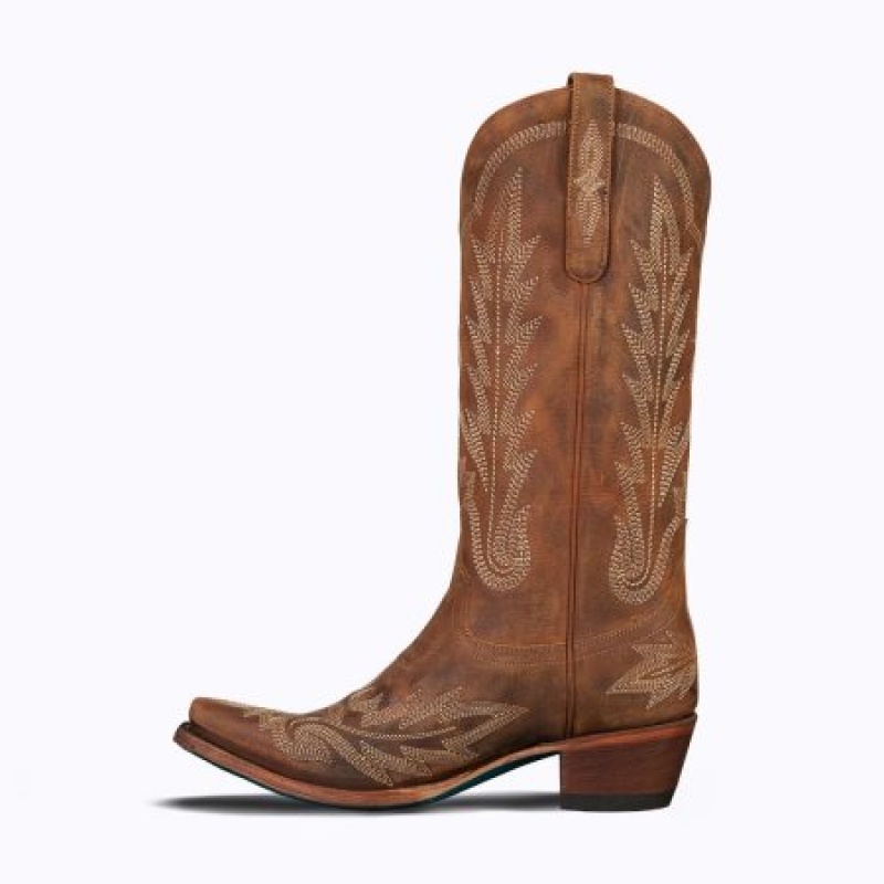 Lane Lexington Women's Boots Burnt Caramel | 81625-DKMC