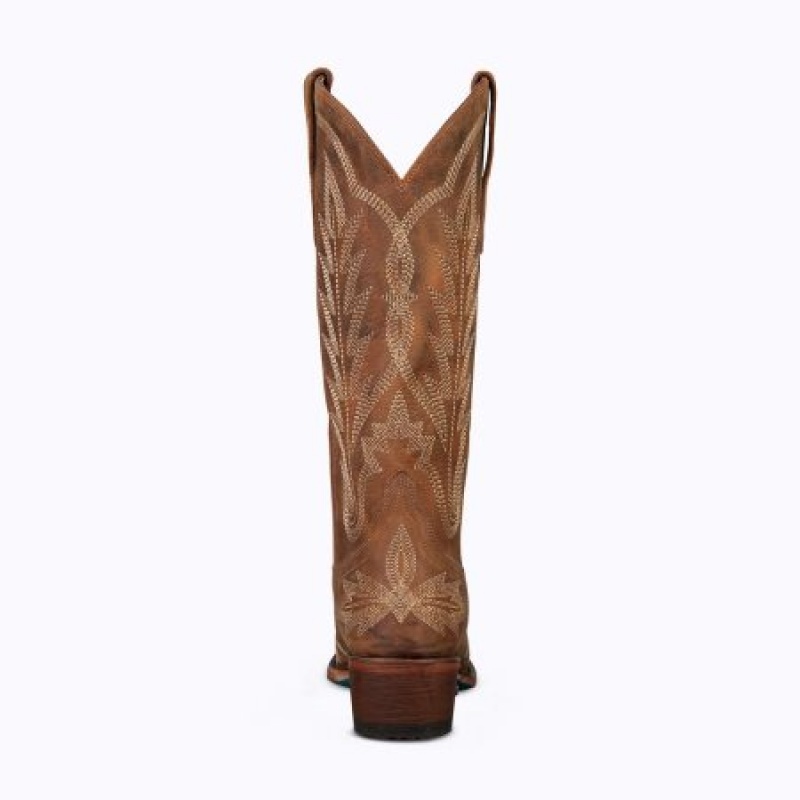 Lane Lexington Women's Boots Burnt Caramel | 81625-DKMC