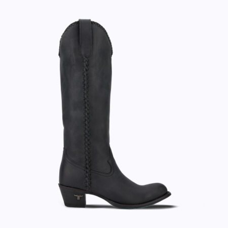 Lane PJ Boot Women's Boots Matte Black | 38501-XDAO