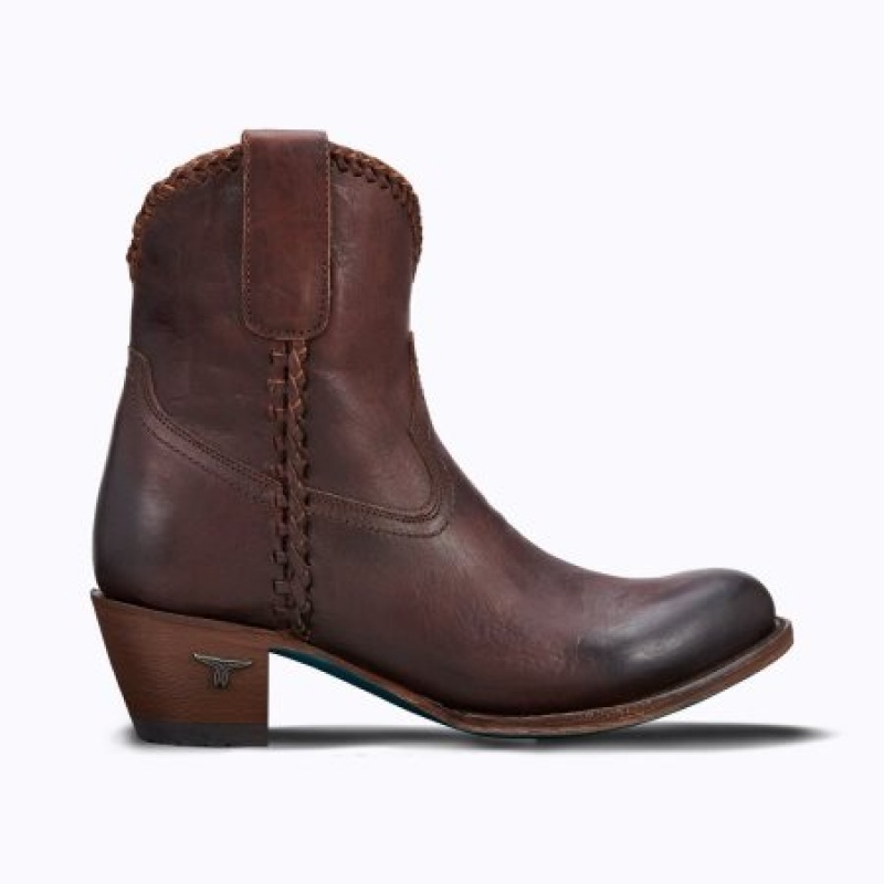 Lane PJ Shortie Women's Booties Cognac | 34180-ZKPG