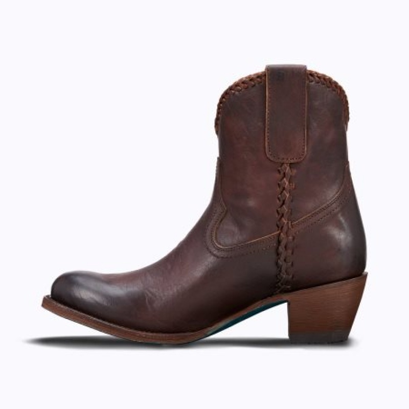 Lane PJ Shortie Women's Booties Cognac | 34180-ZKPG