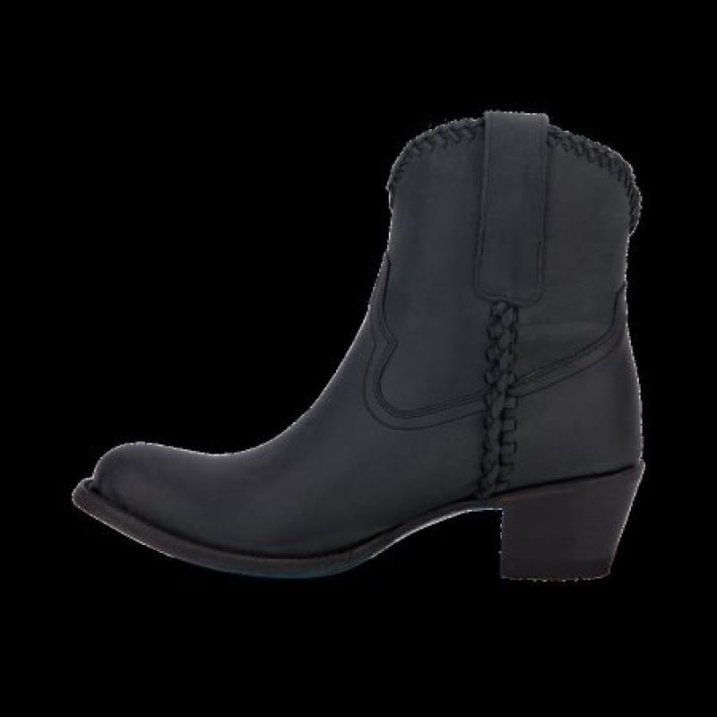 Lane PJ Shortie Women's Booties Matte Black | 93504-MPEX