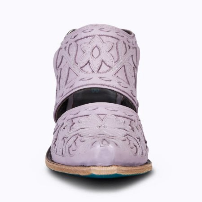 Lane Robin Mule Women's Sandals Lavender | 34580-LJIM