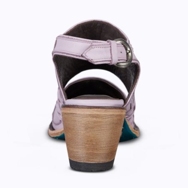 Lane Robin Mule Women's Sandals Lavender | 34580-LJIM