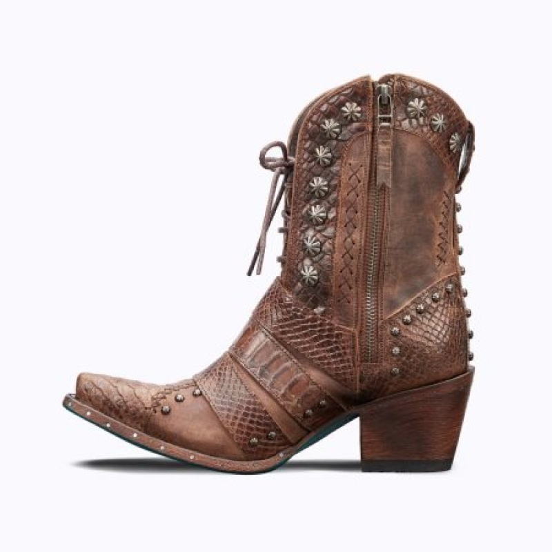 Lane Showdown Women's Booties Brownbelly | 06149-CZFU