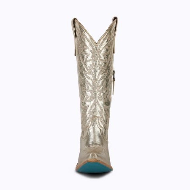 Lane Smokeshow Women's Boots Champagne Metallic | 76513-JOAS