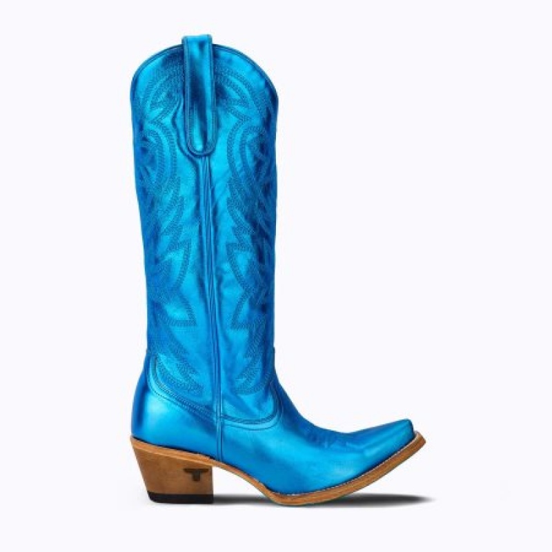 Lane Smokeshow Women's Boots Cobalt Metallic | 51926-IEXB