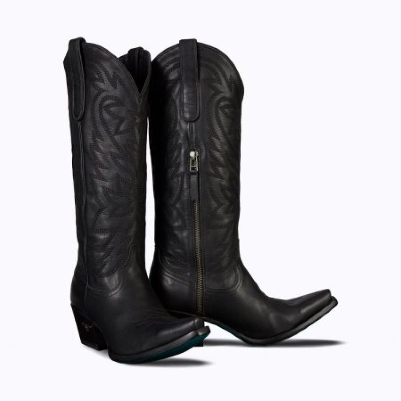 Lane Smokeshow Women's Boots Jet Black | 16493-FAMY