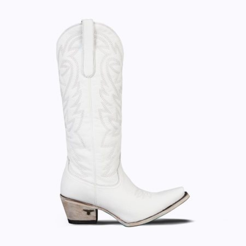 Lane Smokeshow Women's Boots Matte White | 15248-ZHSJ