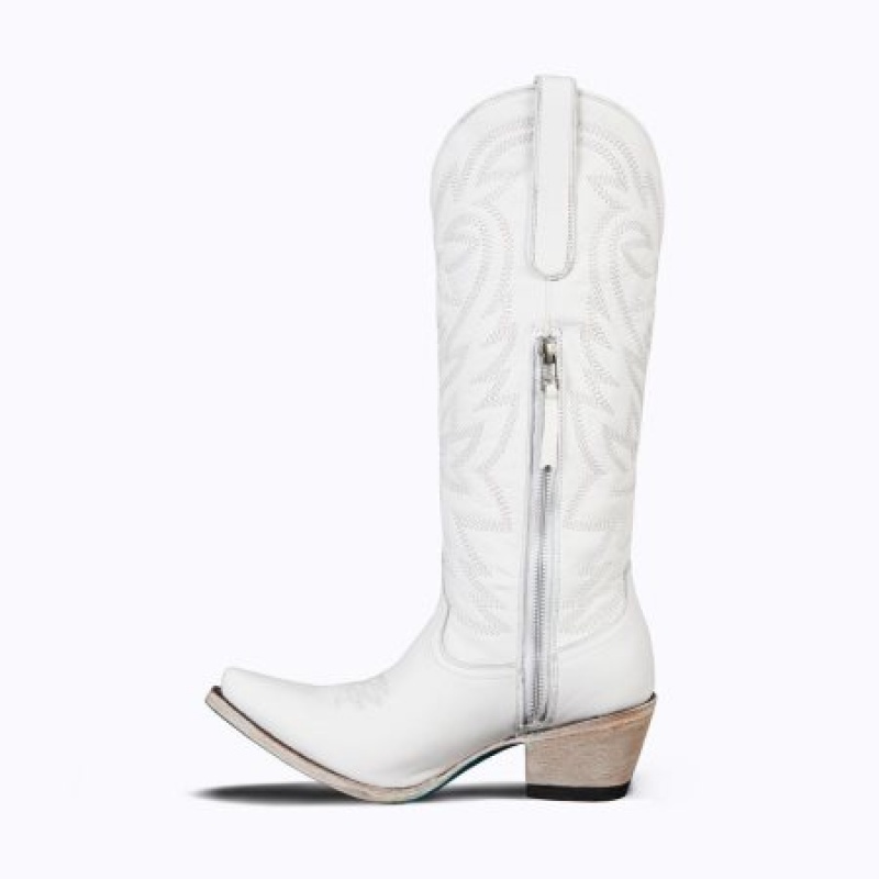 Lane Smokeshow Women's Boots Matte White | 15248-ZHSJ