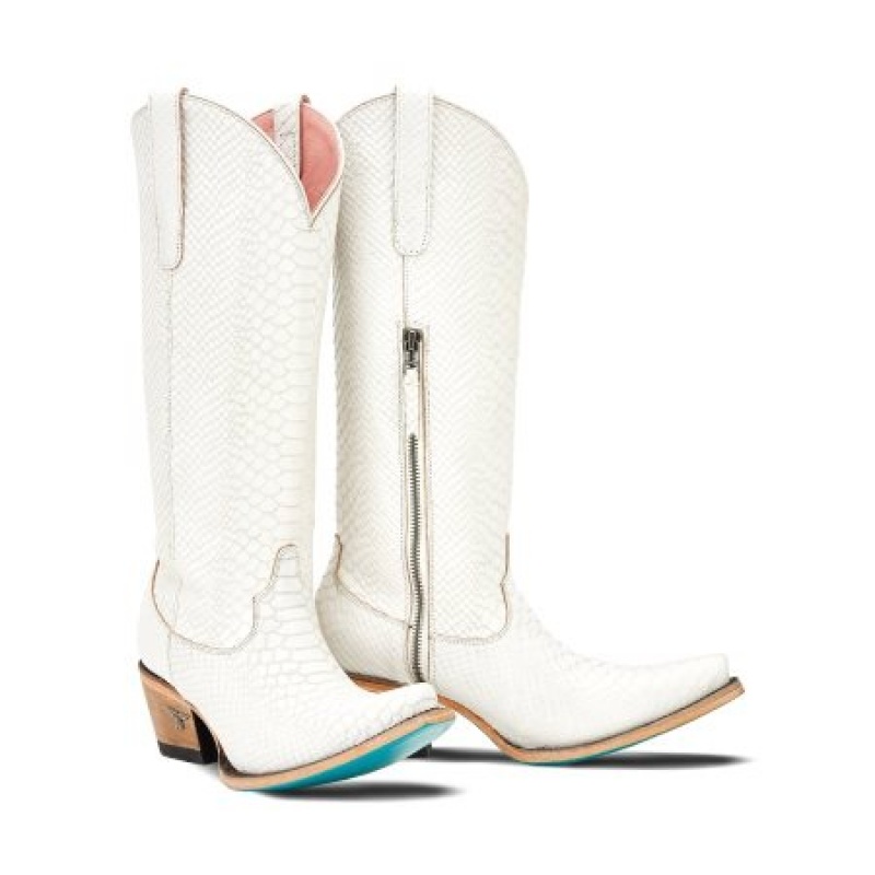 Lane Smokeshow Women's Boots Rattle White | 68753-TBFN