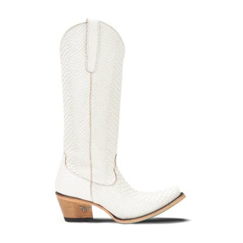 Lane Smokeshow Women's Boots Rattle White | 68753-TBFN