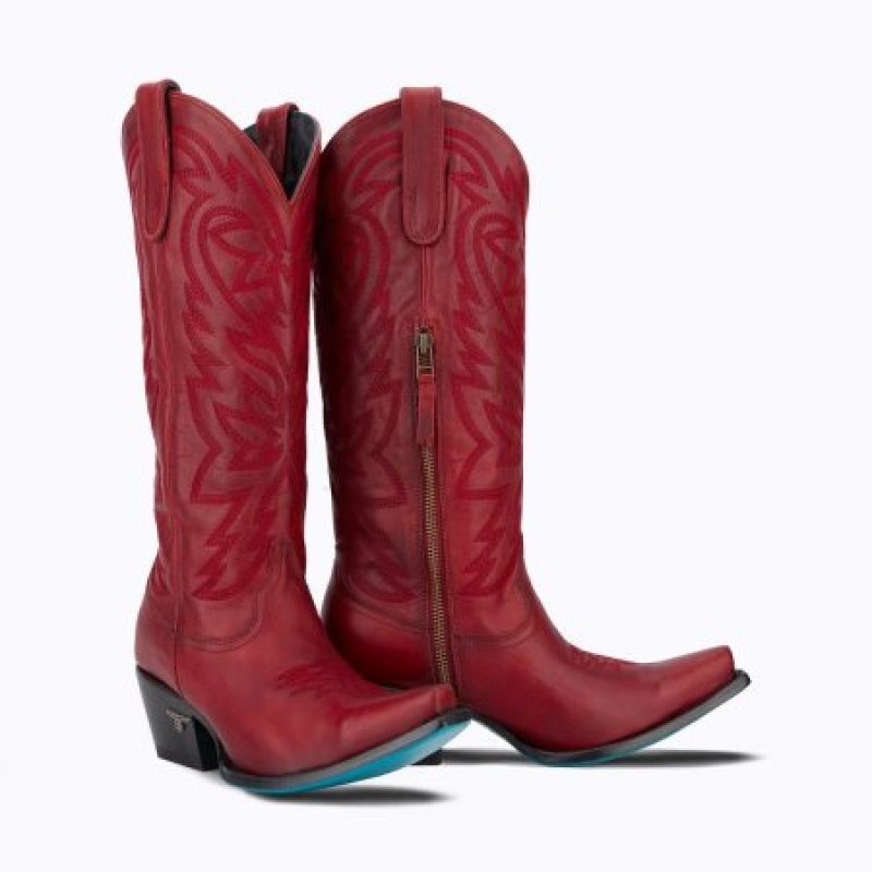 Lane Smokeshow Women's Boots Smoldering Ruby | 60832-ABGF