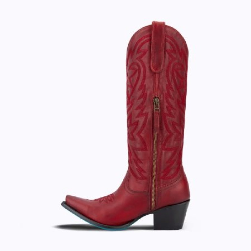 Lane Smokeshow Women's Boots Smoldering Ruby | 60832-ABGF