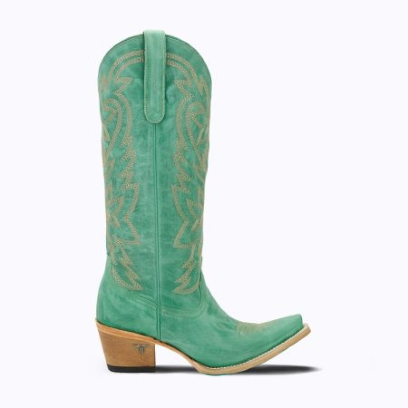 Lane Smokeshow Women's Boots Taos Turquoise | 34802-QSAK