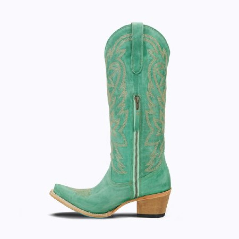 Lane Smokeshow Women's Boots Taos Turquoise | 34802-QSAK