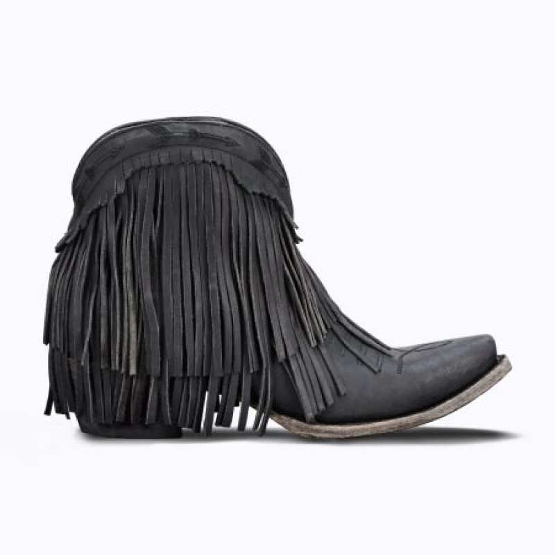 Lane Spitfire Women's Booties Blackout | 07368-ZXEV