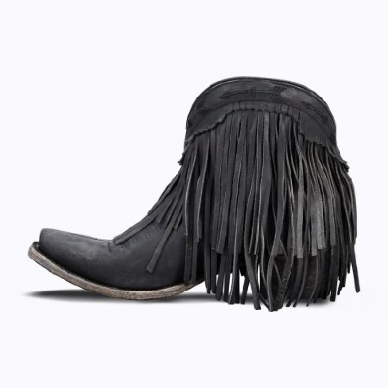 Lane Spitfire Women's Booties Blackout | 07368-ZXEV